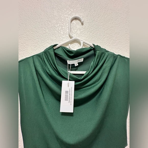 NWT Baltic Børn Sasha Ruched Maxi Dress — Forest Green Contemporary - Picture 6 of 10